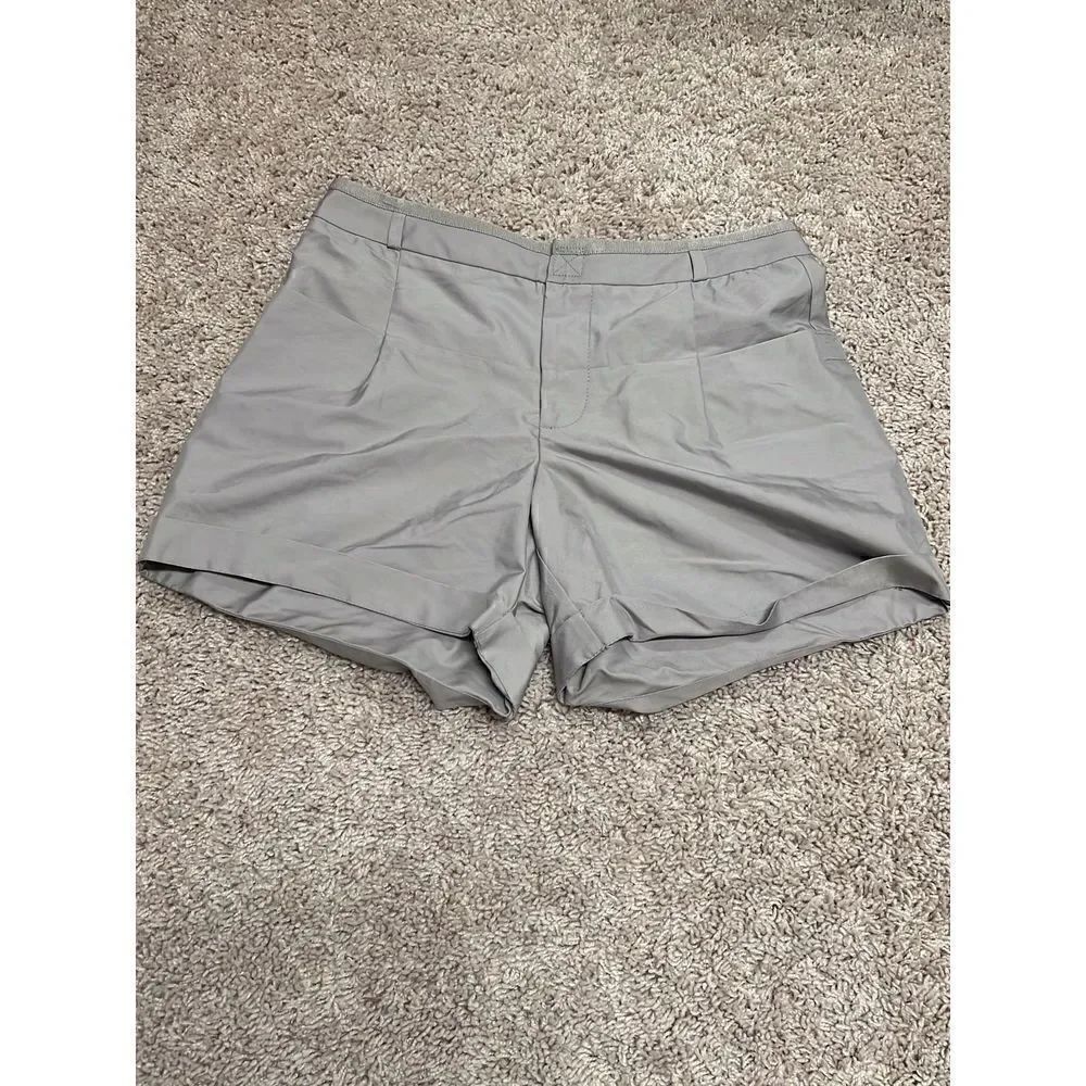 Rachel Roy Shorts khaki nylon polyester size 2